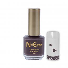 Stamping Lack Nude Braun 12ml