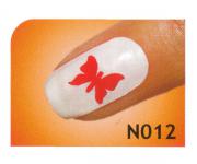 Nailart Schablone N012