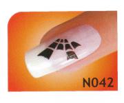 Nailart Schablone N042