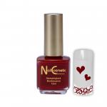 Stamping Lack Bordeaux Rot 12ml
