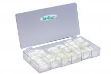 Tip Box mit 500 transparenten Nageltips
